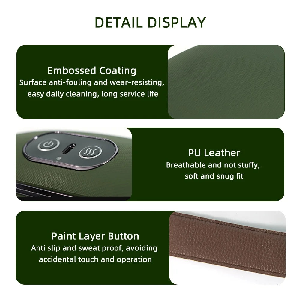 4D Bionic Wireless Neck & Shoulder Massager – Deep Tissue Pain Relief