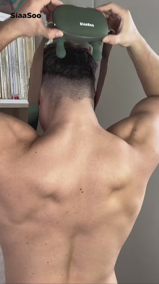 4D Bionic Wireless Neck & Shoulder Massager – Deep Tissue Pain Relief